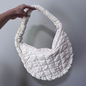 Ariana Grande Fragrances Cream Puffy Puffer Quilted Purse Bag Ulta